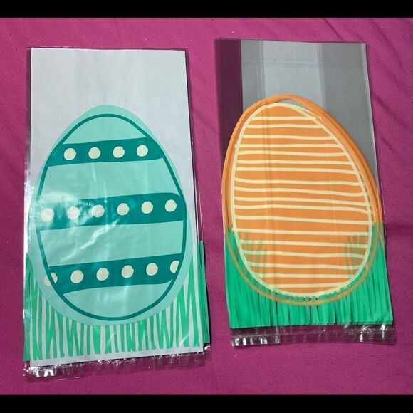 30+ NEW Adorable Easter Treat Cellophane Bags with Ties NWOT - Picture 6 of 12